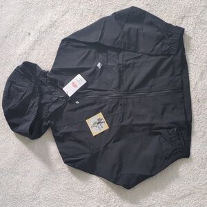 Danton 🇯🇵 Japan Hooded Windbreaker/Showerproof Jacket Medium Black